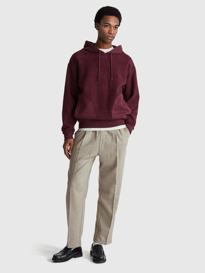 SWEATER W/HOOD Hombre image number 3